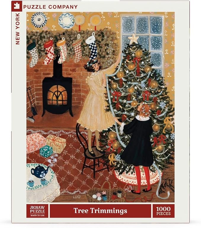 New York Puzzle Company - Loré Pemberton Tree Trimmings - 1000 Piece Jigsaw Puzzle for Adults by Loré Pemberton