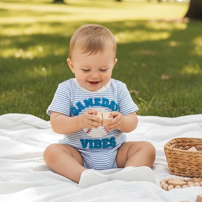 Kavousa Baby Boy Clothes Summer Baby Boy Bubble Romper Short Sleeve Jumpsuit One Piece Outfit Newborn Infant Clothing