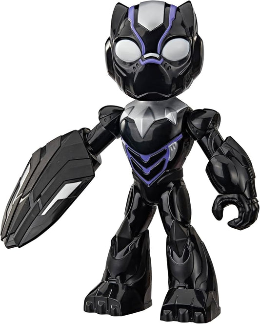 Marvel Iron Man and His Awesome Friends Supersized Black Panther Action Figure, 9-Inch (22.8 CM) Super Hero Toys for Kids, Ages 3+
