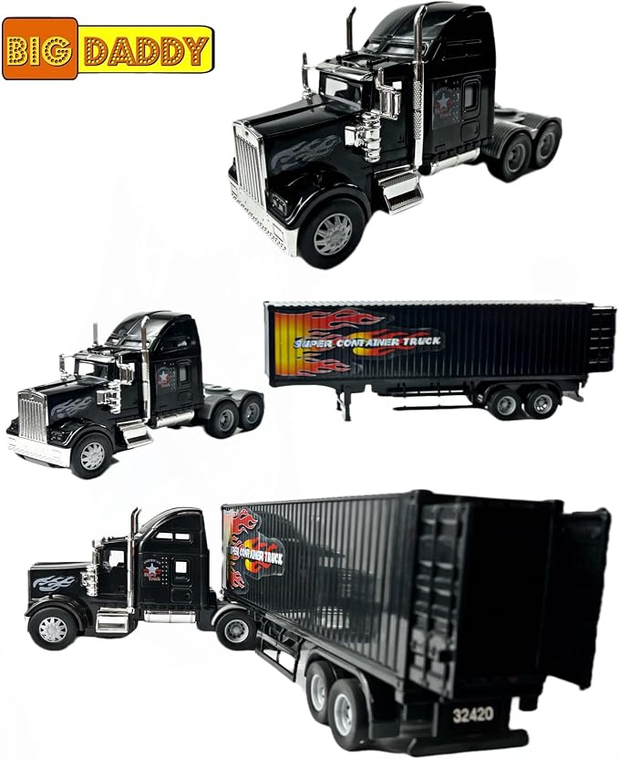 Big Daddy Heavy Duty Tractor Trailer Cargo Transporter with Cargo Hold