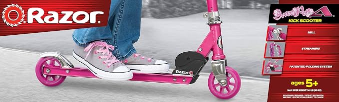Razor A Kick Scooter for Kids - Lightweight, Foldable, Aluminum Frame, and Adjustable Handlebars