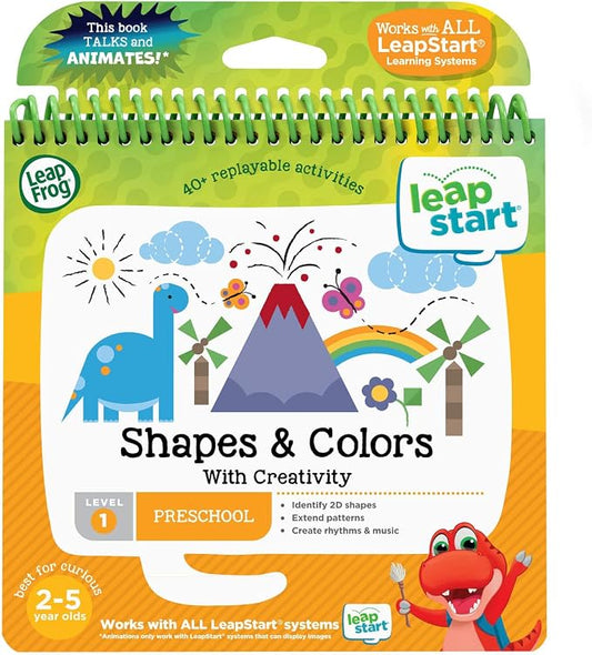 LeapFrog LeapStart Preschool Activity Book: Shapes and Colors and Creativity
