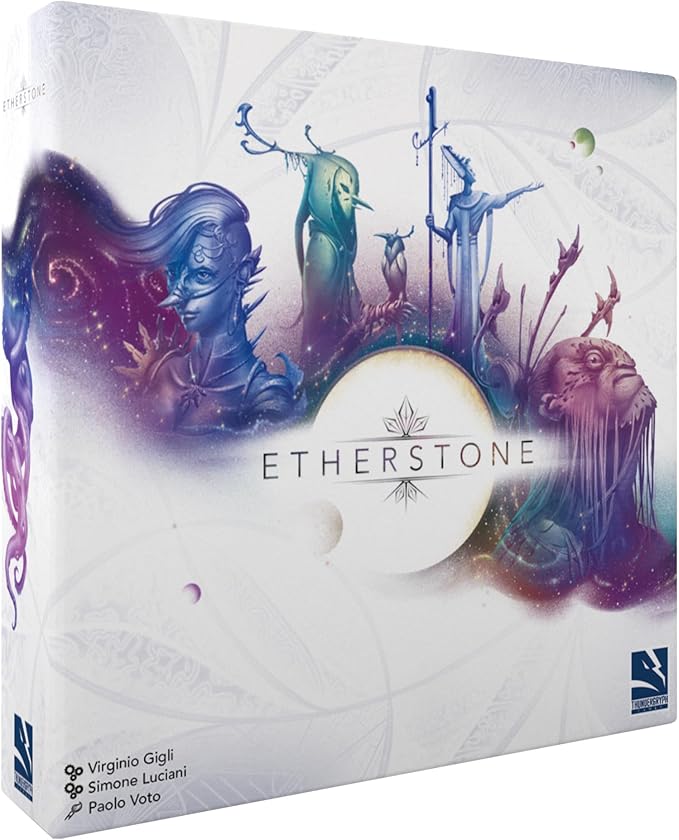Etherstone Card Game - Evolving Strategy Game with Factions, Dice Drafting, and Unique Leaders, Fun for Kids & Adults, Ages 14+, 2-4 Players, 40-80 Minute Playtime, Made by Thundergryph Games