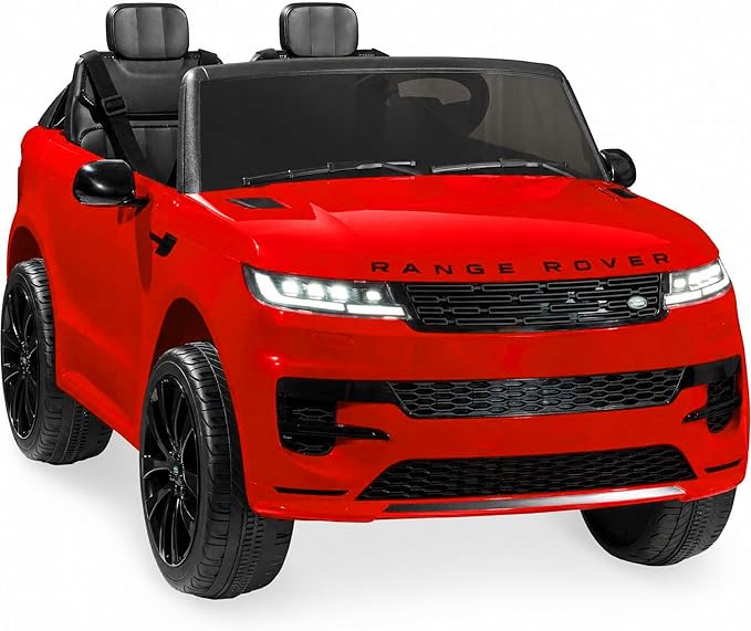 Best Choice Products 24V 2-Seater Licensed Range Rover Sport Electric Ride On Car for Kids with Parental Remote Control, 132 lb Weight Capacity - Red