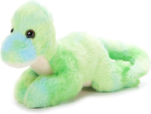 The Petting Zoo Dinosaur Brachiosaurus Stuffed Animal Plushie, Gifts for Kids, Scoopz Dinosaur Animals, Green Dinosaur Plush Toy 8 Inches