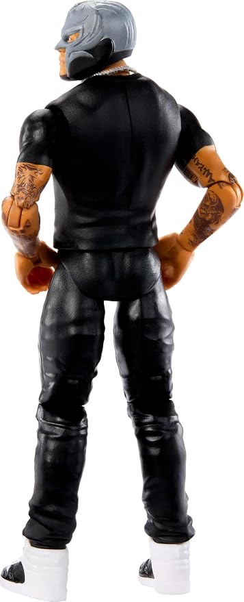 Mattel WWE Rey Mysterio Action Figure, Main Event Series #162, 6-inch Collectible Superstar with 104 Articulation Points & Life-Like Look