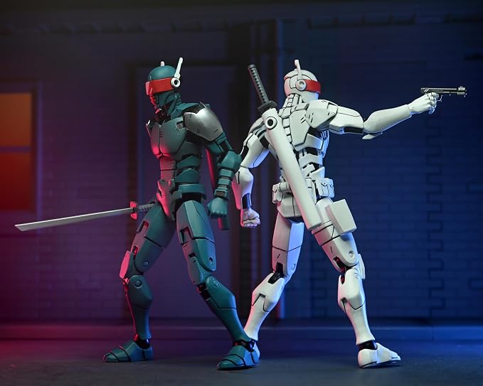 NECA Teenage Mutant Ninja Turtles (The Last Ronin) - 7" Scale Action Figure - Synja Robots 2 Pack