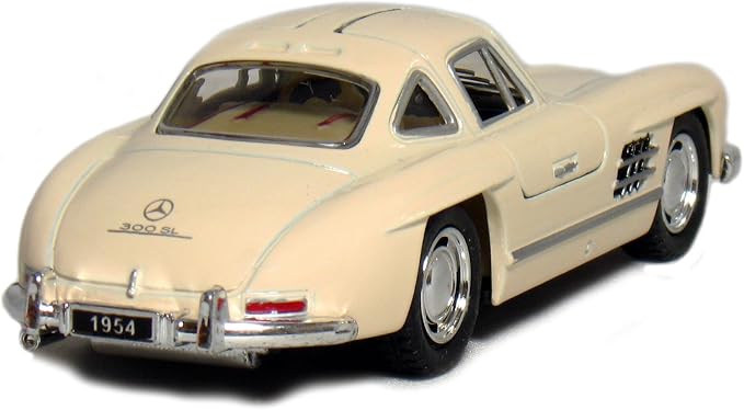 KiNSMART - 1954 Mercedes-Benz 300 SL Coupe Beige 5" 1:36 Scale Die Cast Metal Model Classic Super Car Toy