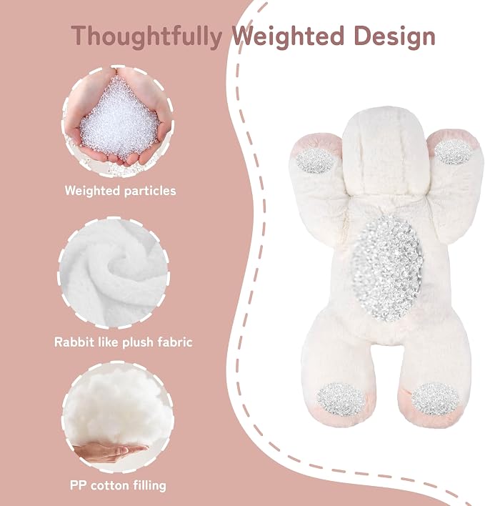 Niuniu Daddy 20" 3.3 lb Weighted Unicorn Stuffed Animal for Adults Kids, Giant Large Plush Toy, Soft Body Pillow for Sleeping, Huggable Gift for Everyday Comfort