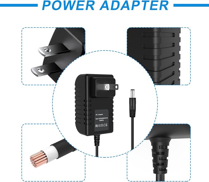 7.5V Charger Adapter Compatible with Quad ATV 6V Batt Ride ON Walmart Target Toy R US