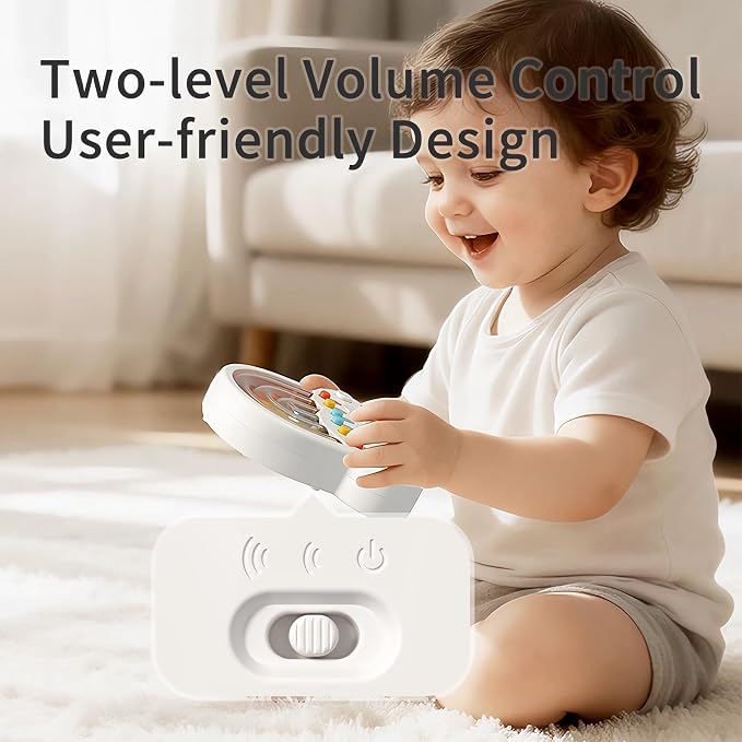 Baby Piano Toy 6 to 12 Months Light Up Music Keyboard Baby Toys for 6 9 12 18 Months with 4 Modes, 2-in-1 Musical Piano Toy with Marble Game, Sensory Infant Girl Toy 1 Year Old Boys Girls Gift