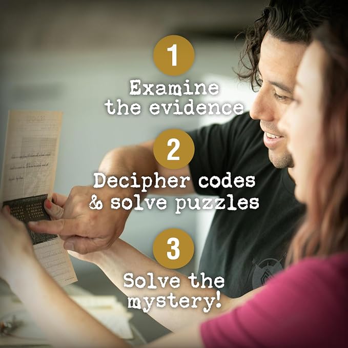 Escape Room Game for Adults – National Parks Mystery Adventure, Solve the Case at Home, Puzzle & Detective Game, Escape Room in a Box, 1–8+ Players