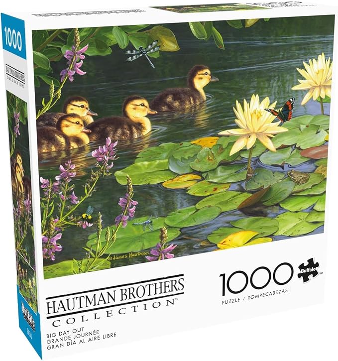 Buffalo Games Hautman Brothers Big Day Out Jigsaw Puzzle - 1000 Piece, 26.75 x 19.75 in - Puzzles for Adults - High Resolution Artwork - Reference Poster Included