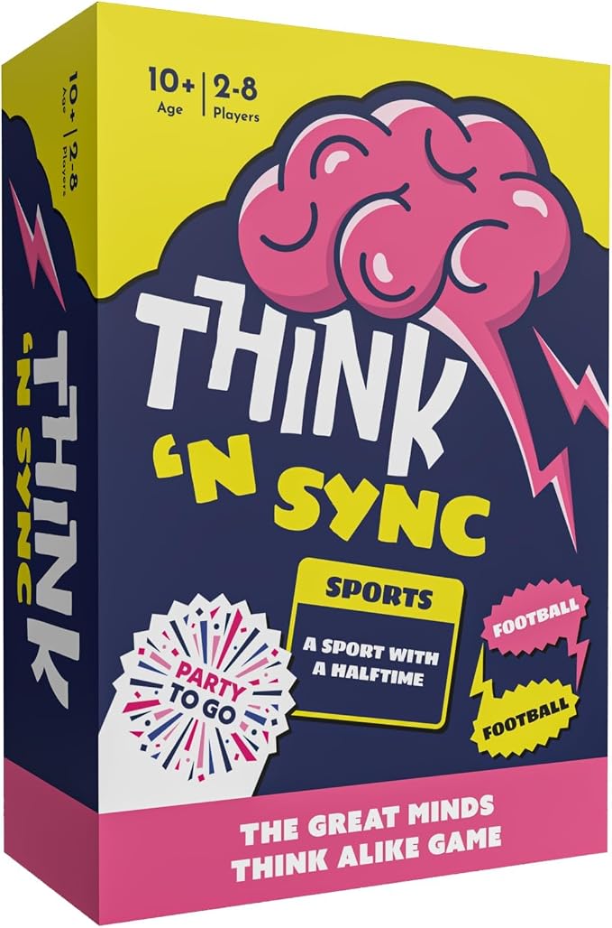 Gamewright - Think 'N Sync - Fast-Paced Party Card Game for Families & Friends