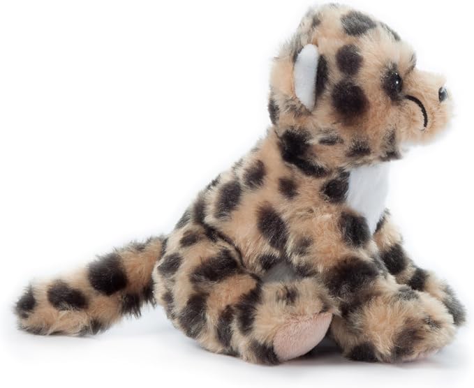 The Petting Zoo Cheetah Stuffed Animal Plushie, Gifts for Kids, Wild Onez Babiez Zoo Animals, Cheetah Plush Toy 6 inches