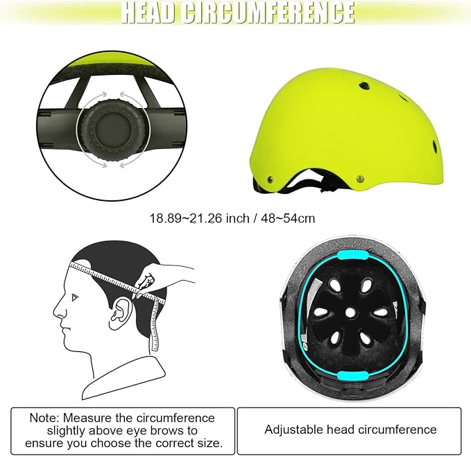 WayEee Kids Bike Helmet Set Skateboard Knee Pads, Helmet Pad Set Protective Gear Set Adjustable for Girls Kids 3-14 Helmet Elbow Pads Wrist Guards for Sport Cycling Bike Roller Skating Scooter