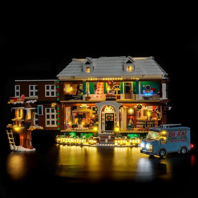 VONADO LED Light Kit Compatible with Home Alone Lego Set - DIY Lighting (NO Lego Model, ONLY Lights)