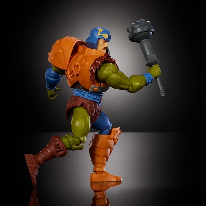 Masters of the Universe Origins Action Figure 200X Cartoon Collection Man At Arms, 5.5 Inch 1980s Motu TV Hero, Detailed Design & Mace Accessory