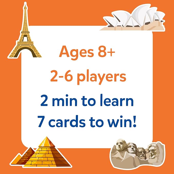 Skillmatics Guess in 10 Countries of The World, Perfect for Boys, Girls, Kids & Families Who Love Card Games, Educational Toys, Travel Games, Trivia, Gifts for Ages 8, 9, 10 & Up