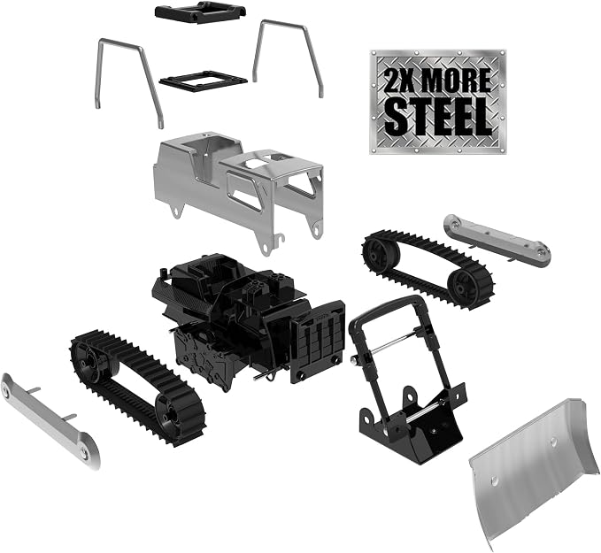 Tonka Retro Collector's Edition - Made with 2X More Steel, Kids Construction Toy, Metal Truck, Toy Truck for Boys and Girls, Kids, Toddlers, Ages 3+, Bulldozer - Amazon Exclusive
