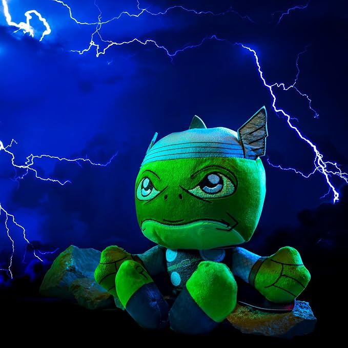Bleacher Creatures Marvel Frog of Thunder Thor 8" Kuricha Sitting Plush - Soft Chibi Inspired Toy