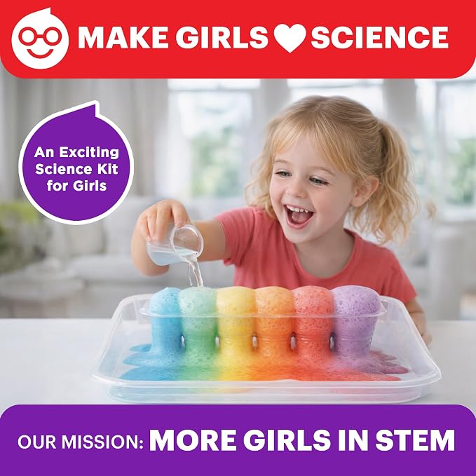 Doctor Jupiter Color Science Kit for Girls Ages 4-5-6-7-8 | Birthday Gift Ideas for 4+ Year Olds | Toy Stem Kit with 10 Experiments | Preschool Learning & Educational Projects