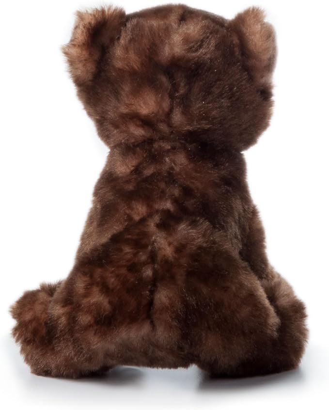 The Petting Zoo Brown Bear Stuffed Animal Plushie, Gifts for Kids, Wild Onez Babiez Zoo Animals, Brown Bear Plush Toy 6 inches