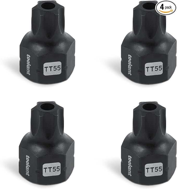 toolant 3/8" drive TT55 impact torx bit socket set 4PCS, Torx Drive, S2 Steel Air Drive Torx Socket set,Impact Grade，Anti-Roll Design