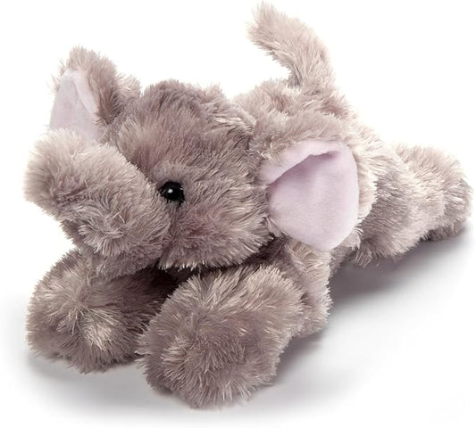 The Petting Zoo Elephant Stuffed Animal Plushie, Gifts for Kids, Scoopz Wildlife Animals, Elephant Plush Toy 8 Inches