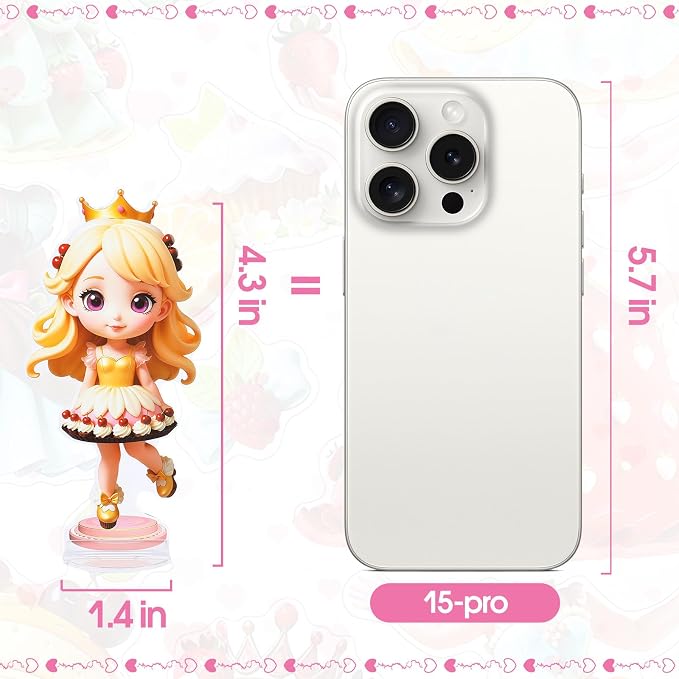 PainZieteg Magnetic Dress Up Dolls,Paper Dolls for Girls, Kids DIY Princess Magnetic Dress-Up Doll for Girl Birthday (Cake Elf)