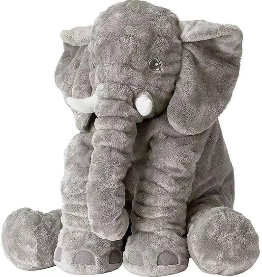 BOOJALOO Giant Stuffed Animals Doll Elephant Stuffed Animal, 24" Stuffed Elephant Plush Toy Gifts for Girls Boys Gray