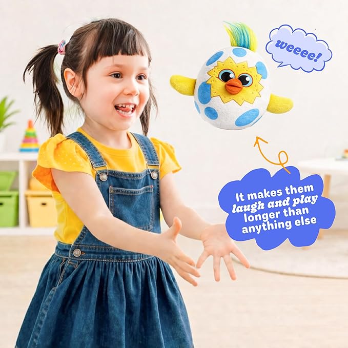 Move2Play, Egg Toss, Hilariously Wild Active Party Game for Kids | Indoor & Outdoor Toss Toy for Boys & Girls Ages 3-8+ | Fun Birthday, Family & Camping Game