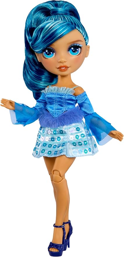 Rainbow High Pretty in Paris Fashion - Skyler Bradshaw (Blue), Rainbow 11" Fashion Doll with Outfit, Stylish Handbag, Girls Toy Gift for Kids Ages 4-12 Years