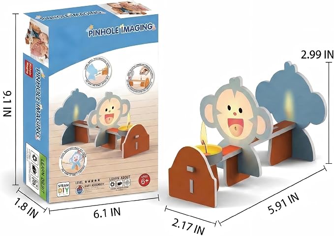 STEM Optical Experiment Kit - Pinhole Imaging Science Toy, Explore Light Linear Propagation Principle
