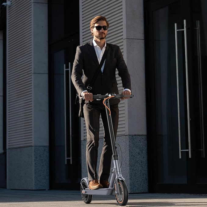 VOLPAM Electric Scooter, 350W/500W/800W/1000W/250W Powerful Motor & 19/22/ 9 MPH Top Speed, 16-28-10 Miles Long Range, Folding E Scooter Choice