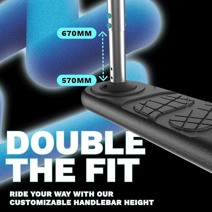in Do the Trick - Trick Scooter for Teenagers & Adults - 6-15 Years - Trampoline Scooter Ideal for Trampoline Stunt Exercises, Professionals & Beginners - Indoor & Outdoor Freestyle