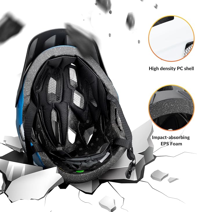ROCKBROS Kids Full Face Helmet Kids Bike Helmets Lightweight Toddler Mountain Bike Helmet Detachable for MTB BMX Skating Cycling Scooter Safety Bicycle Helmets for Youth Child Boys Girls Ages 3-16