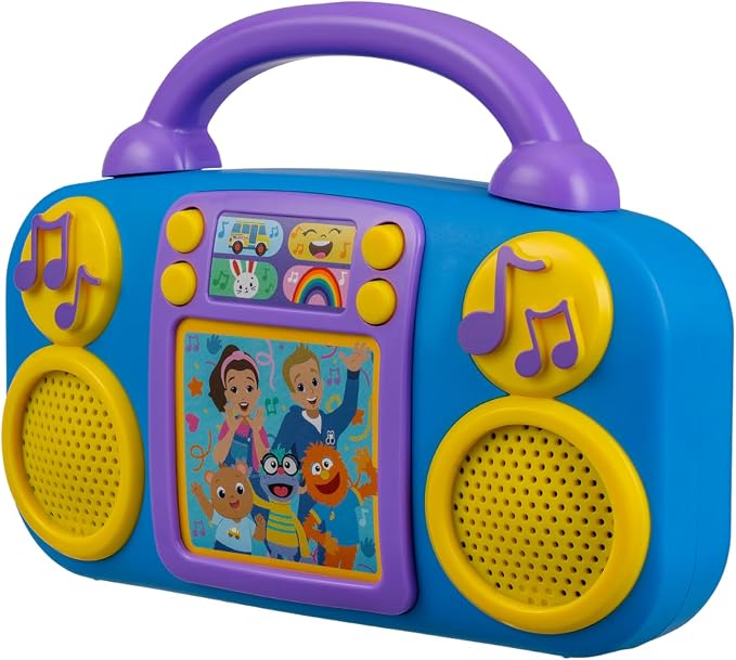 eKids Ms Rachel Toy Music Player, Toddler Toy with Built-in Music and Lights (Ms Rachel)