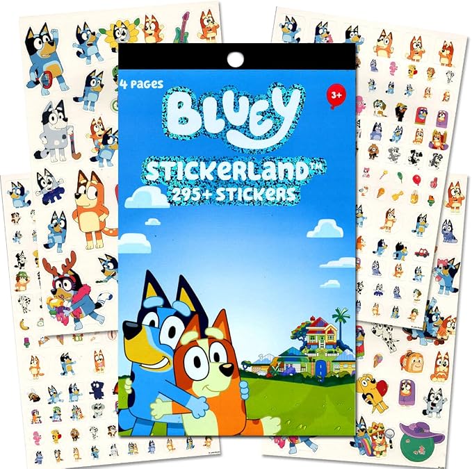 Bendon Bluey Coloring Activity Book and Sticker Set for Kids