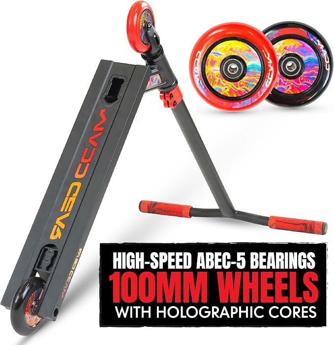 Pro Stunt Trick Scooter for Kids Ages 5-12 – Lightweight Durable Freestyle Kick Scooter for Skatepark and Street – Easy Assembly – Madd Gear MG2