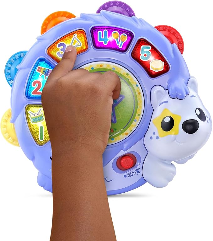 VTech Zoo Jamz Hedgehog Tambourine with Instruments and Games
