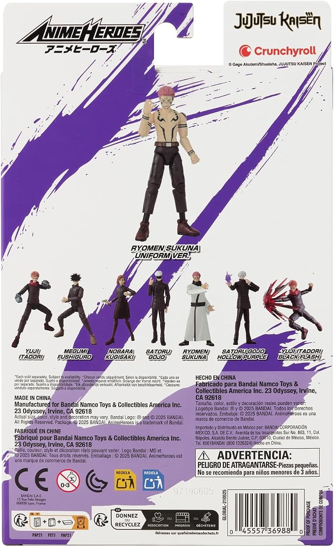 ANIME HEROES - Jujutsu Kaisen - Ryomen Sukuna [Uniform Ver.] Action Figure
