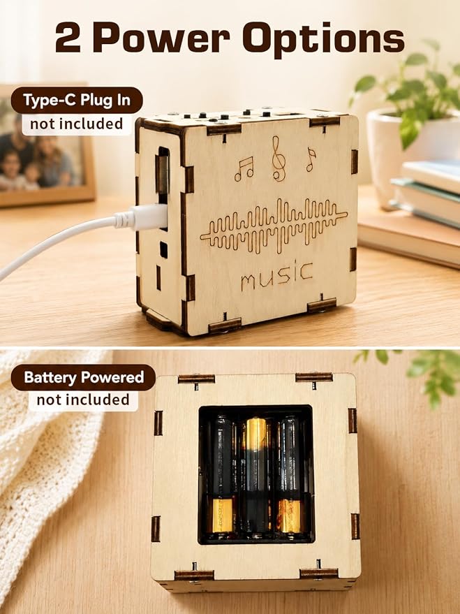 STEM Toys for Ages 8-14, DIY Bluetooth Speaker Kit for Kids 8-12 Science Kits for Kids Age 8-12, Build Your Own Speaker Educational Electronics Experiment Kit, Gifts for Boys Girls Teens