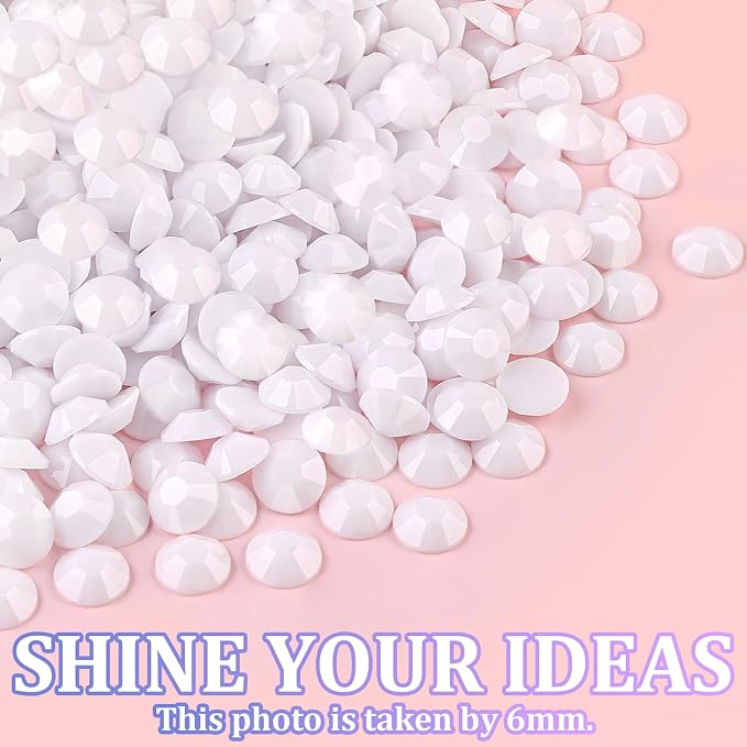30000Pcs Resin Rhinestones for Bedazzling with Tweezers, White Rhinestones for Crafting with 3Pcs 10ml B7000 Jewelry Glue for DIY Crafts Clothing Tumblers Shoes Fabric Nail Art