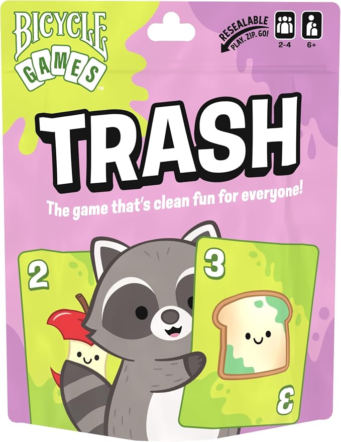 Bicycle Games Kids Collection x3- Hogwash, Trash, Cats in The Corner– Family-Friendly Strategy Card Game for Kids, Teens & Adults, Easy-to-Learn Gameplay, Fun Cat-Themed Game Night Activity