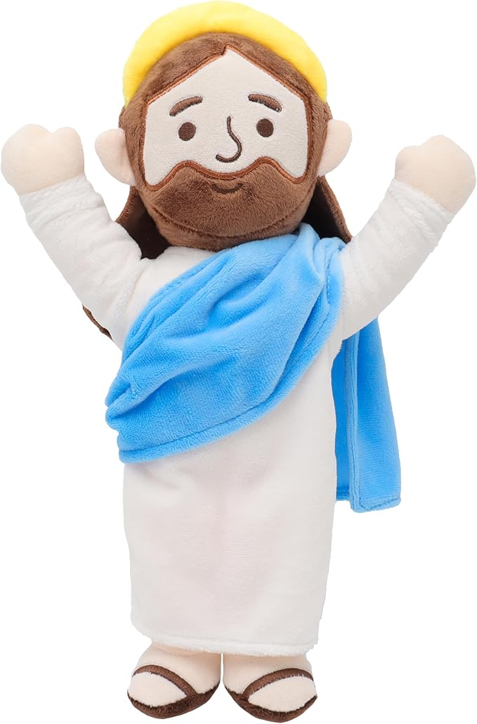 Yelakey 13" Jesus Plush Jesus Stuffed Doll Christian Plushie Doll for Easter Christmas Church Religious Gifts for Kids Adults