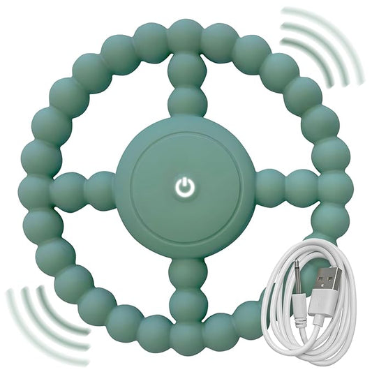 Vibrating Sensory Chew Toy - Superior Sensory Experience to Standard Autism Chew Toys. USB Chargeable. 3X Vibration Settings. Sensory Chew Toys for Autistic Children & Vibrating Teether for Baby
