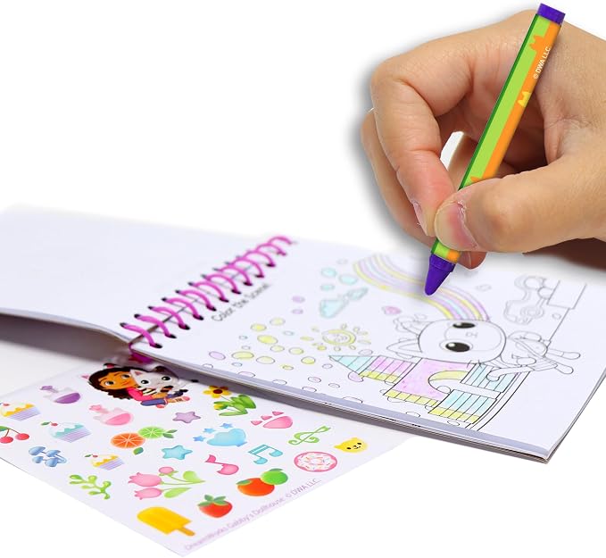 Tara Toys Gabby's Dollhouse 5-in-1 Creativity Tub Multi-Activity Art Kit for Kids with Coloring, Stamps, Stickers, and Fun Craft Materials Great Gift for Girls Ages 3+