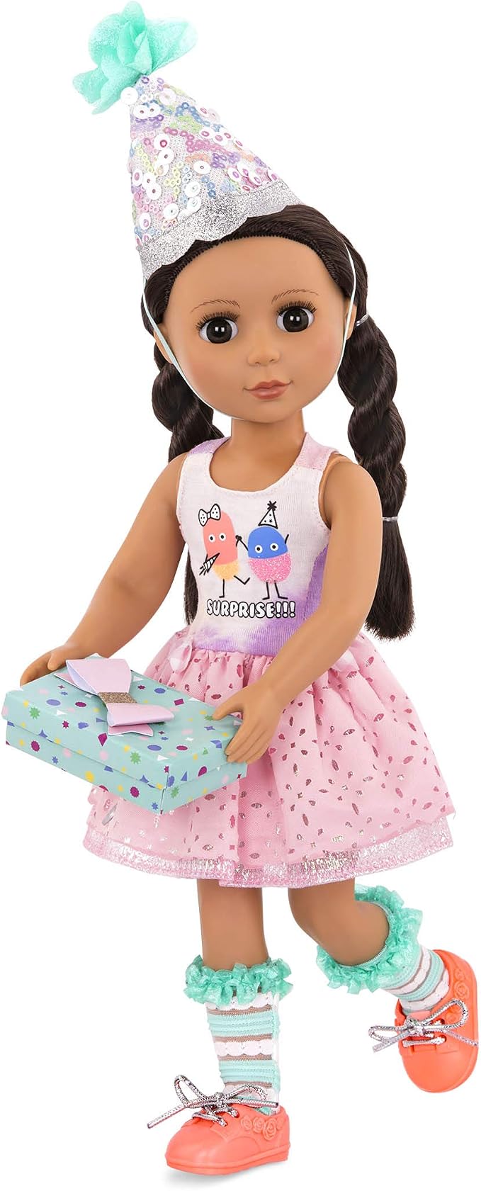 Glitter Girls – 14-Inch Doll Clothes – What A Surprise! – Deluxe Birthday Party Doll Outfit – Toys, Clothes, & Accessories for Girls 3+ Years