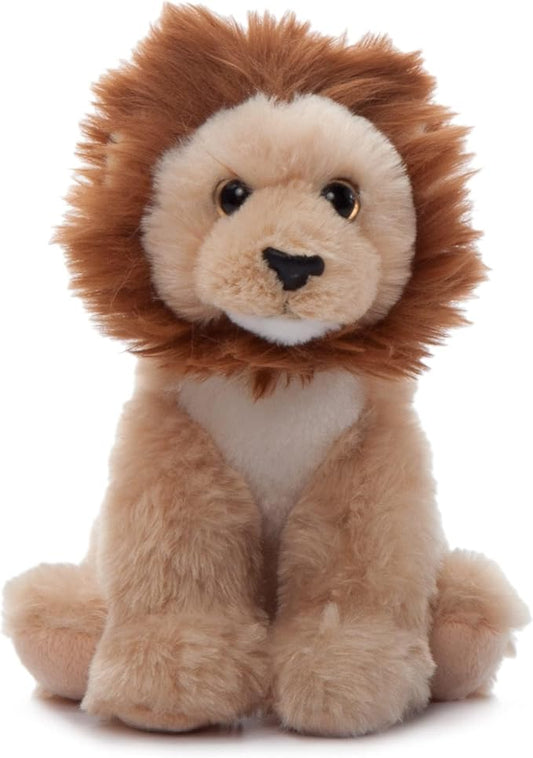 The Petting Zoo Lion Stuffed Animal Plushie, Gifts for Kids, Wild Onez Babiez Zoo Animals, Lion Plush Toy 6 inches